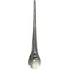 ORN CLEAR SILVER ICICLE DROP 10″ W/ GLITTER