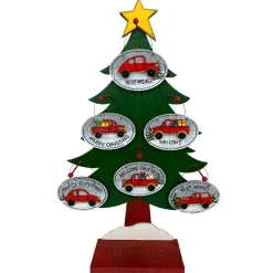 ORN DSP WOODEN PLAQUE 3.5″ MULTI W/DISPLAY 6/S