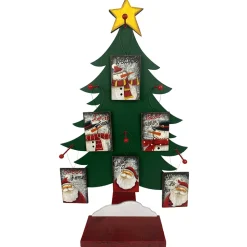 ORN DSP WOODEN PLAQUE 4.3″ MULTI W/DISPLAY 6/S