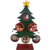 ORN DSP WOODEN ROUND WINDOW SCENE 4.7″ MULTI W/DISPLAY 6/S