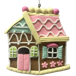 ORN GINGERBREAD HOUSE 3.9″ CLAY DOUGH