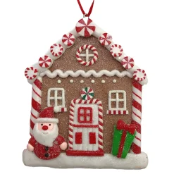 ORN GINGERBREAD HOUSE 4.5″ CLAY DOUGH