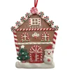 ORN GINGERBREAD HOUSE 4.5″ CLAY DOUGH