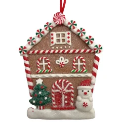 ORN GINGERBREAD HOUSE 4.5″ CLAY DOUGH