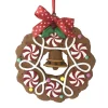 ORN GINGERBREAD WREATH 3.9″ CLAY DOUGH