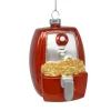 ORN GLASS AIR FYER 3.5″ RED/SILVER/GOLD