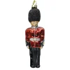 ORN GLASS NUTCRAKER 5″ RED/BLACK