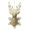 ORN GOLD STAG HEAD 6.25″ W/ GLTR.