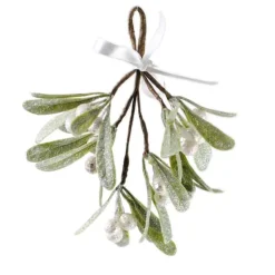 ORN MISTLETOE 8″ HANGING W/ GLITTER