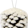 ORN NAT. PINECONE 4″ W/ SNOW & GLITTER