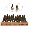 ORN PLUSH GNOME 7″ DARK GREEN/ BROWN 2/S IN DISPLAY BOX