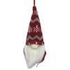 ORN PLUSH GNOME 6″ W/ RED/ WHITE HAT