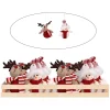 ORN PLUSH SNOWMAN | MOOSE 5.5″ W/ RED | RED/WHITE SCARF 2/S IN DISPLAY BOX