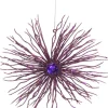 ORN PURPLE FIREWORK 9.5″ W/GLTR & JEWEL