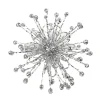 ORN STAR BURST 10″ W/ SILVER GLTR