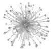 ORN STAR BURST 16″ W/ SILVER GLTR