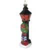 ORN VINTAGE LAMP POST 5.75″ HAND PAINTED
