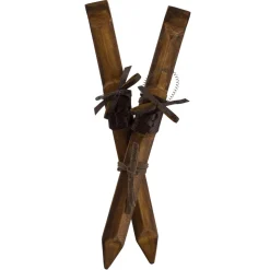 ORN WINTER WOODEN SKI’S 8.5″ NATURAL