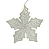 ORN WOODEN SNOWFLAKE 5.5″ NATURAL/WHITEWASHED