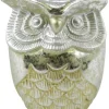 OWL 4.5″ ANTIQUE SILVER