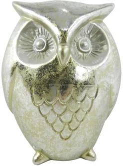OWL 6.5″ ANTIQUE SILVER