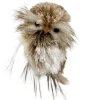 OWL BROWN/WHITE 4.5″ SNOW FLOCKED