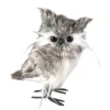 OWL BROWN/WHITE 6″ W/ STRIPES STANDING