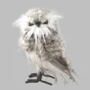 OWL BROWN/WHITE 8.5″ W/ STRIPES STANDING