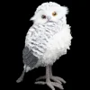 OWL GRAY/ WHITE 7.5″ WOOLY FUR STANDING