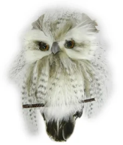 OWL GRAY/WHITE 8″ FLAT HANGING