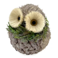 OWL PINECONE 5″H NATURAL
