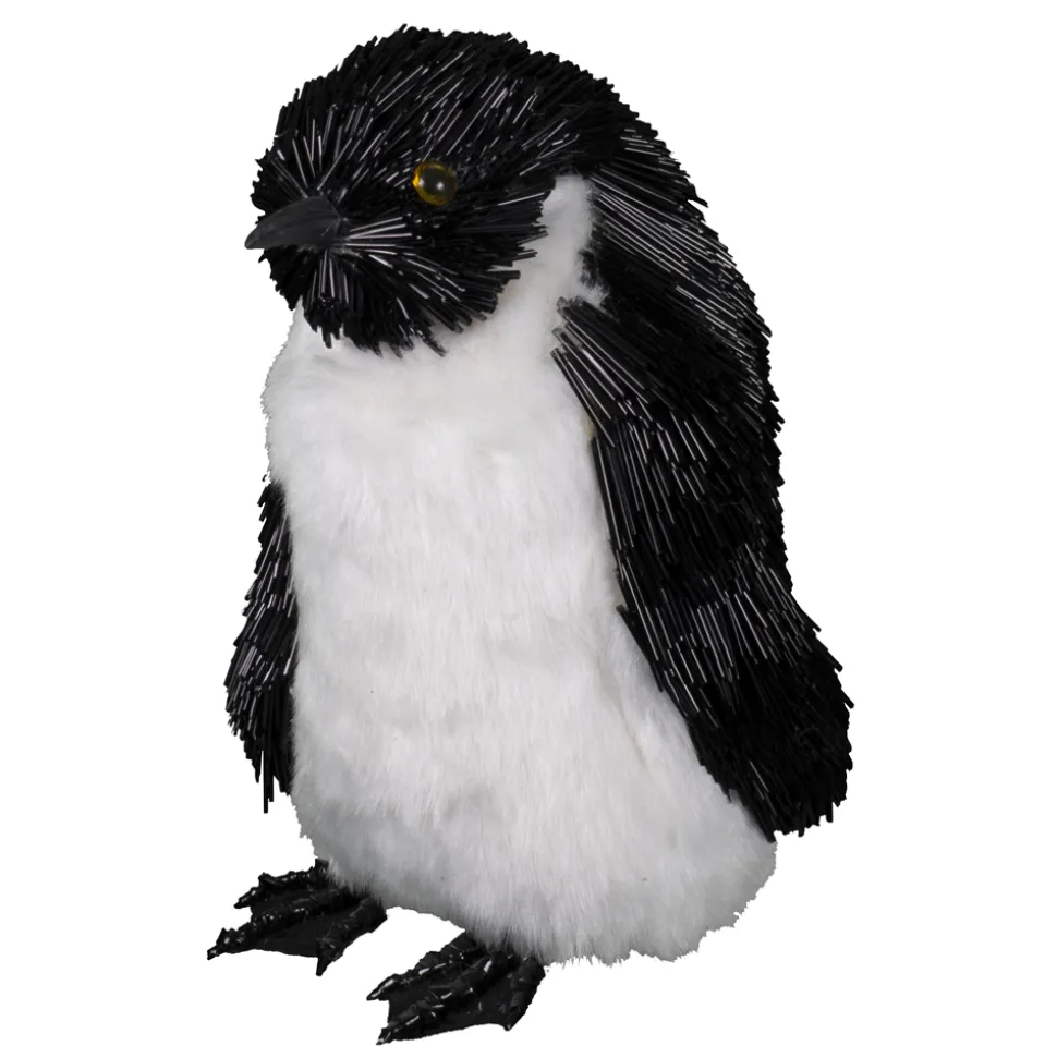 PENGUIN BLACK/ WHITE 7″ W/ FUR BELLY
