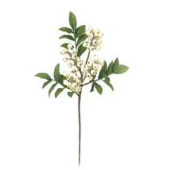 PICK BERRY 13.5″ CREAM W/ LEAVES