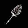 PICK PINE CONE 13″ NATURAL ICED