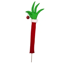 PLUSH GRINCH HAND 31″ RED/GREEN W/ BELL