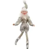 POSABLE ELF BOY 18″ CHAMPAGNE/SILVER