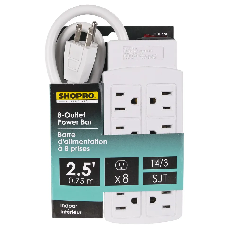 POWER BAR 8 OUTLET 125V/1875W