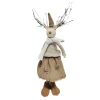 REINDEER GIRL STANDING 15″ W/ TWIGS BROWN/GLITTER