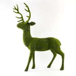 REINDEER STANDING 35″x50.5″ MOSS GREEN