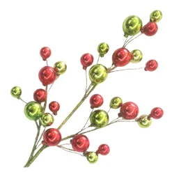 SPRAY BALLS 31″X27 RED/ CHARTREUSE SHINY /MATT