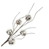 SPRAY BELLS 21″ SHINY SILVER W/ TWIGS