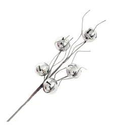 SPRAY BELLS 21″X5 SHINY CHAMPAGNE W/ TWIGS