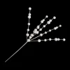 SPRAY BERRIES FIREWORK 21″ X 6 WHITE GLITTER