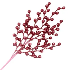 SPRAY BERRY 25.5″ DARK PINK GLITTER
