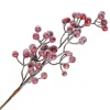 SPRAY BERRY 15″ RED W/ ICE GLITTER