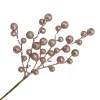 SPRAY BERRY 15″ ROSE GOLD GLITTER