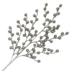 SPRAY BERRY 25.5″ SILVER GLITTER