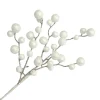 SPRAY BERRY 15″ WHITE 15″ W/ GLITTER