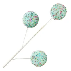 SPRAY CANDY 25″ MACAROONS BLUE /MULTI COLOR SPRINKLES