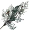SPRAY CEDAR FROSTED 31.5: MIXED PINE/ PINE CONES